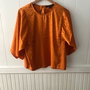 Andrew Marc Cheetah Top